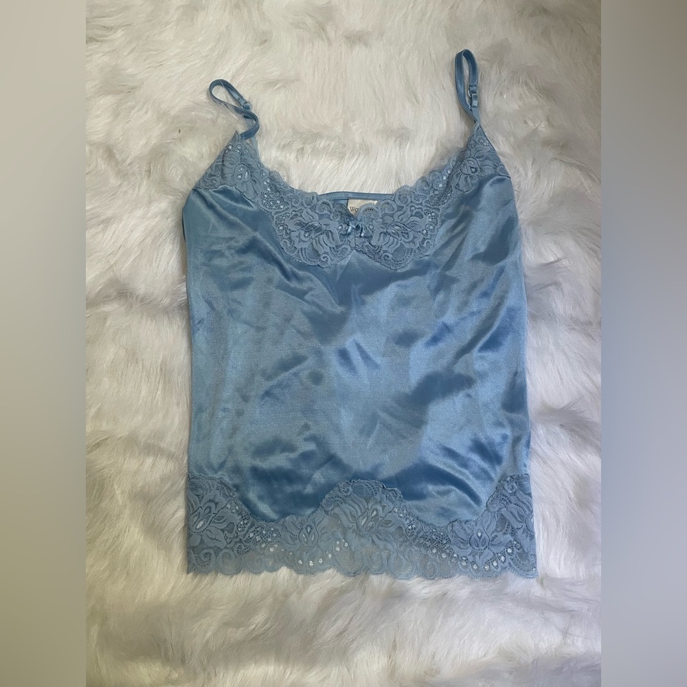 Worthington Petite Light Blue Cami